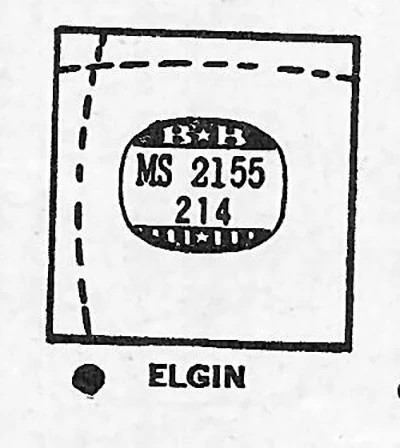 ELGIN : MULTIPLE MODELS – Square 21.5mm x 21.5mm