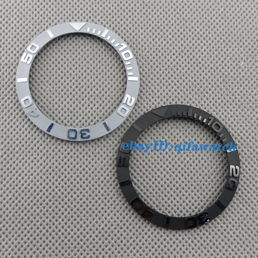 40mm Red Black Blue Green Ceramic/Titanium bezel Insert fit 43mm automatic watch