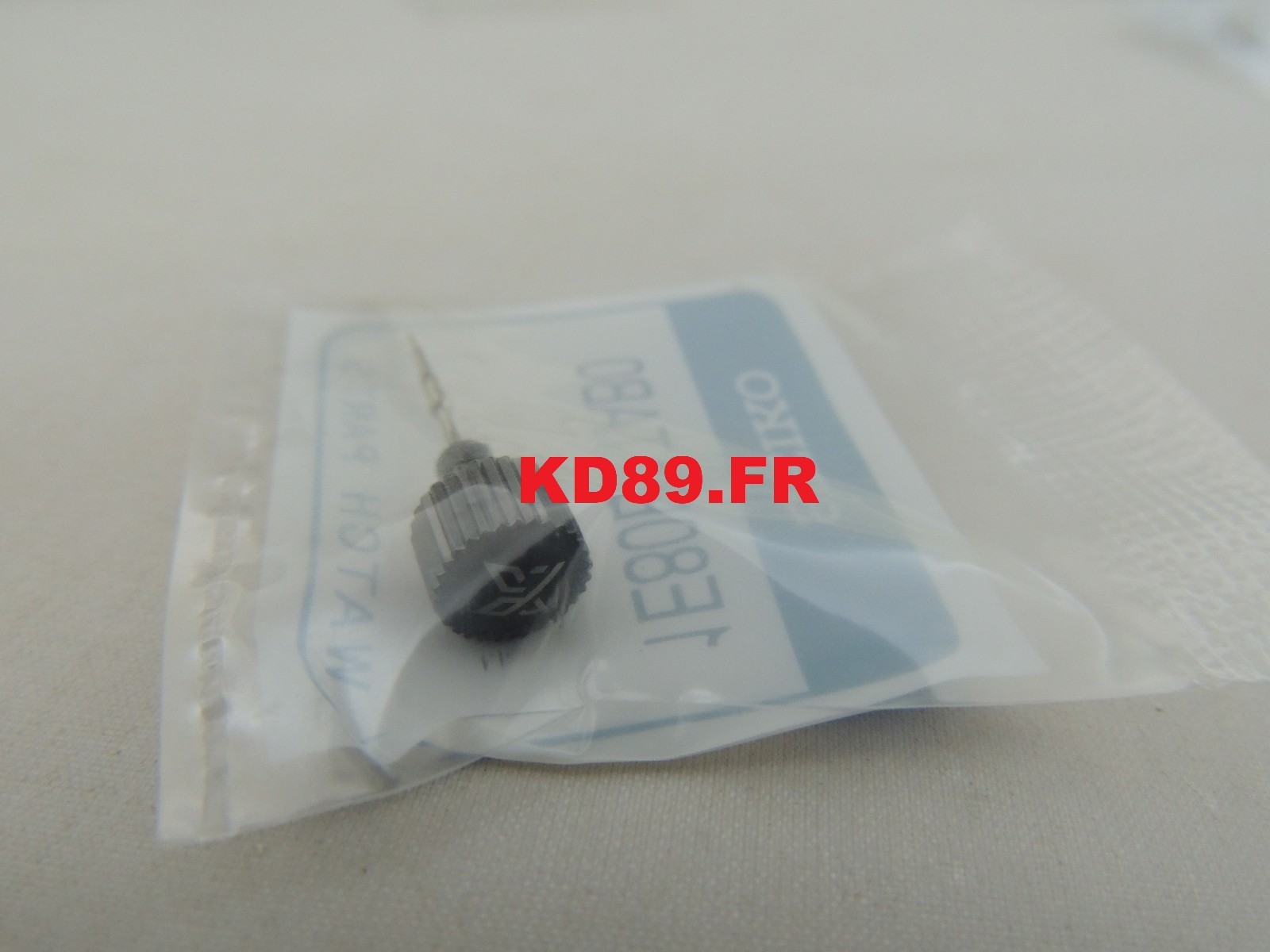 1E80B1TAB0 Genuine BLACK Crown with stem SEIKO for 8L35-00H0 SBDX013