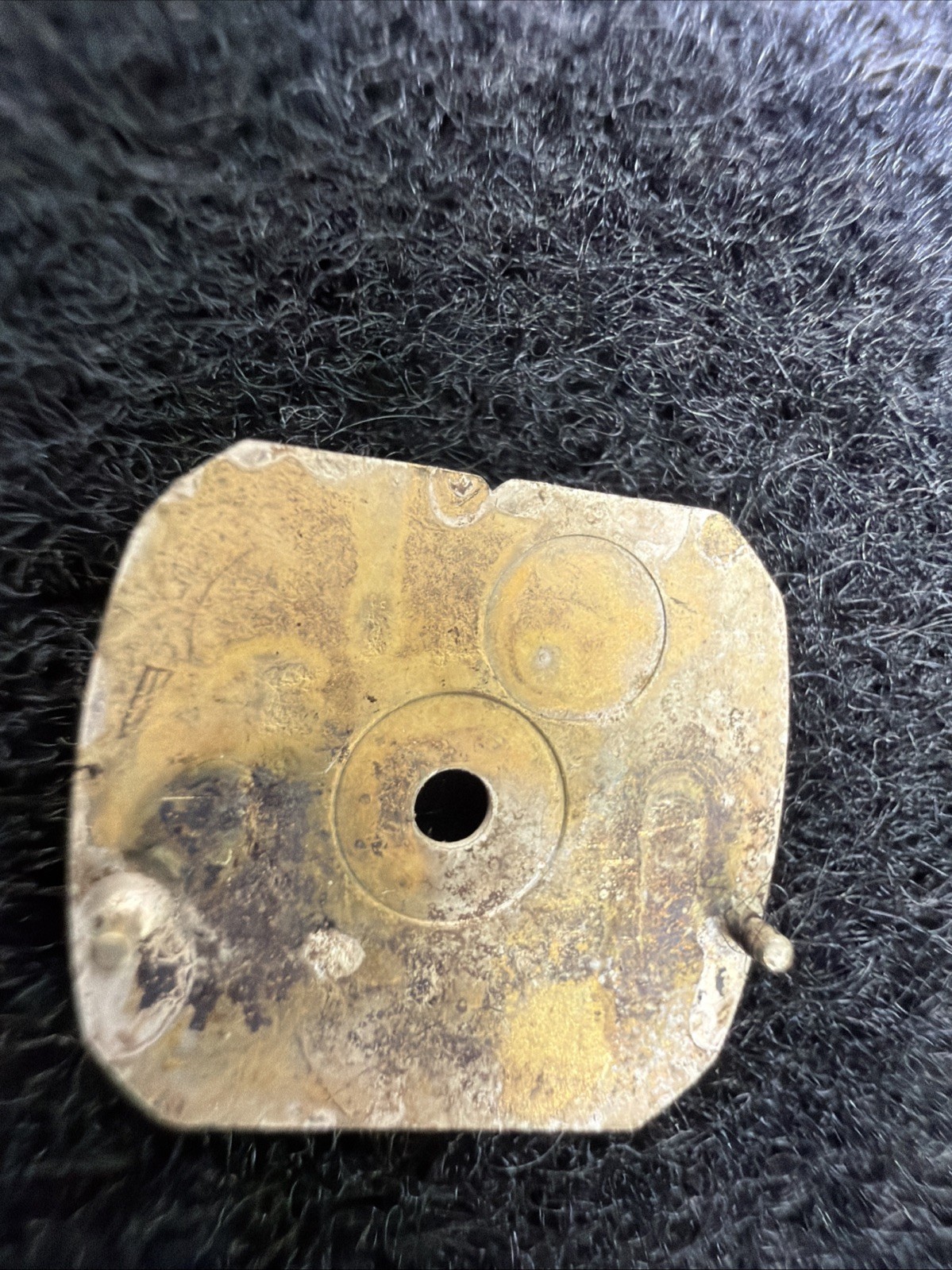Vintage Bulova Watch Dial Face Plate Only New Other Square Small