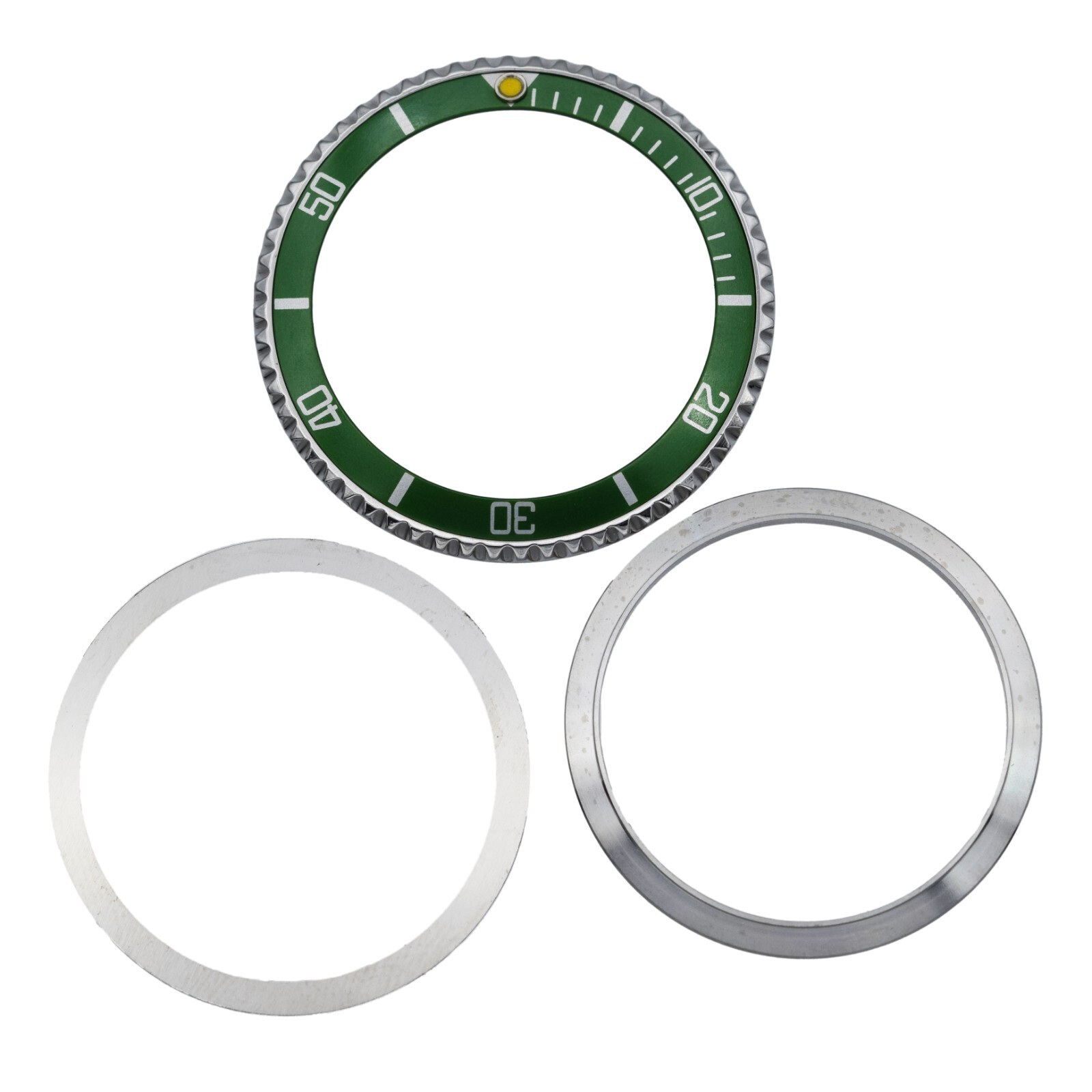 Bezel, Green Insert, Spring, Retainer For Rolex Submariner 5512 1680