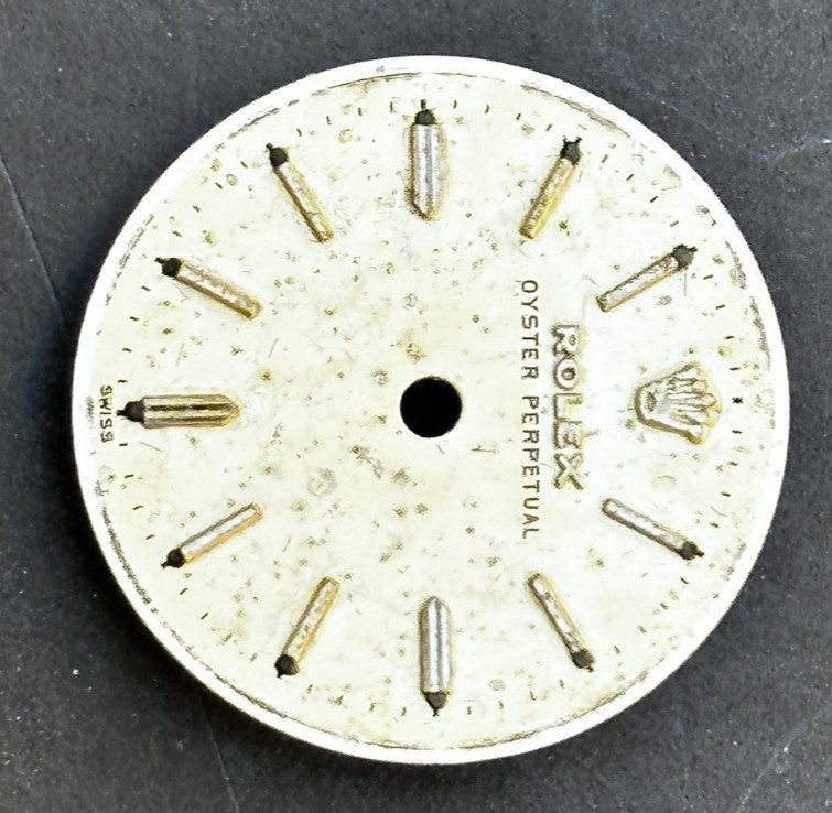 Vintage Rolex Ladies Oyster Perpetual Watch Dial For 24mm No Date Swiss Only