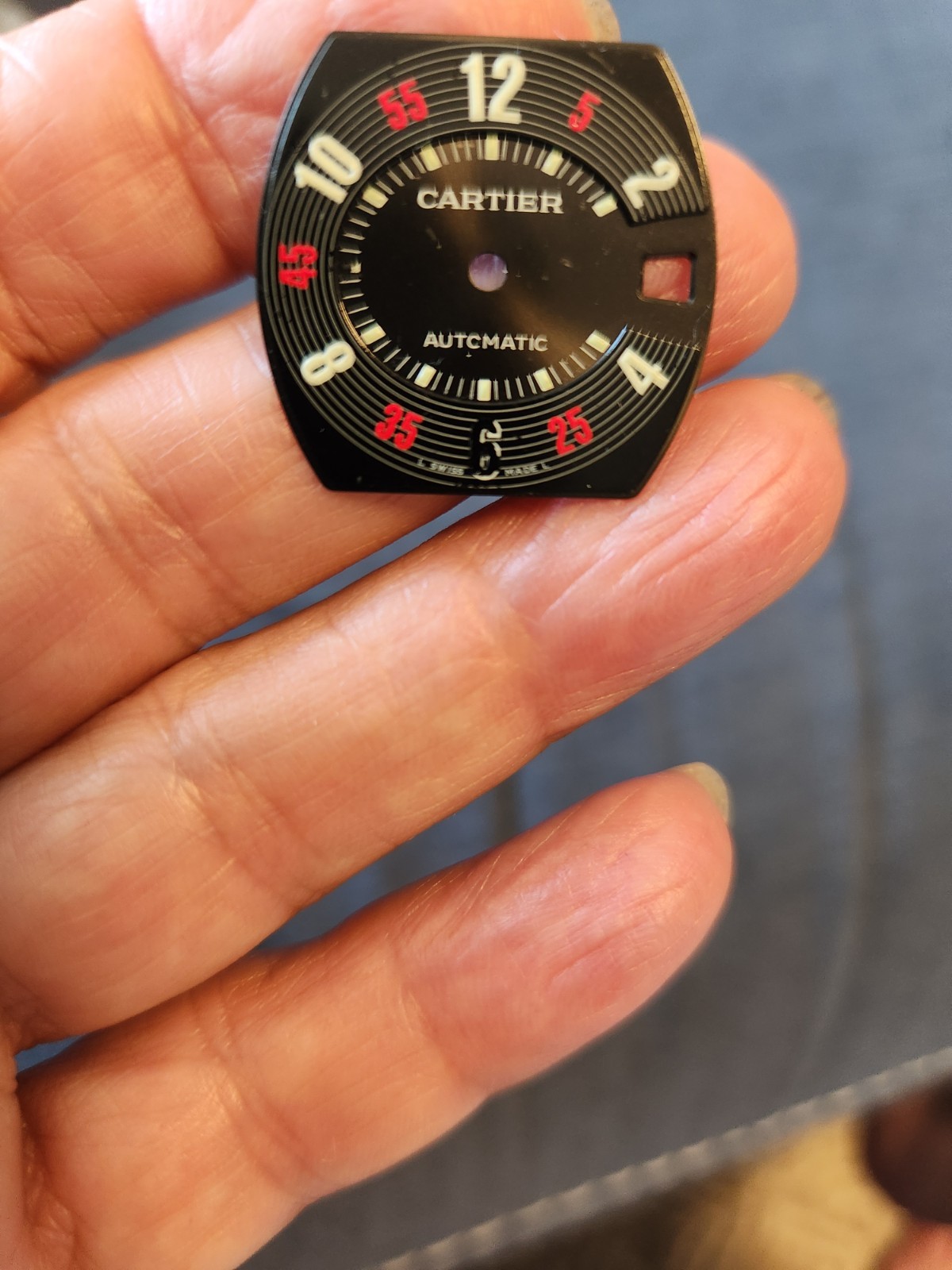 Cartier Roadster Watch Dial
