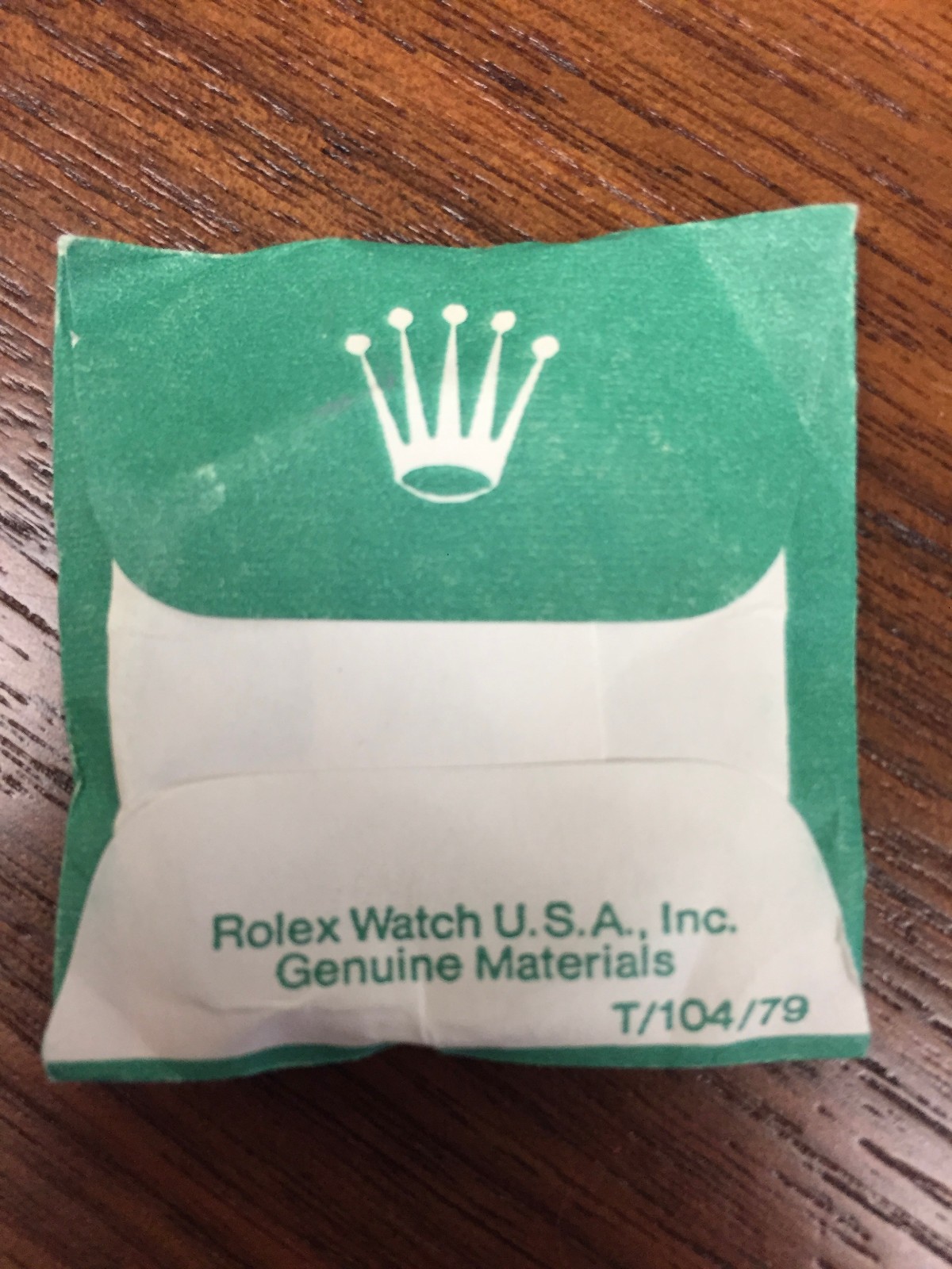 Rolex Tudor Original Factory Sealed 25-124 Tropic Prince Day Date Crystal NOS