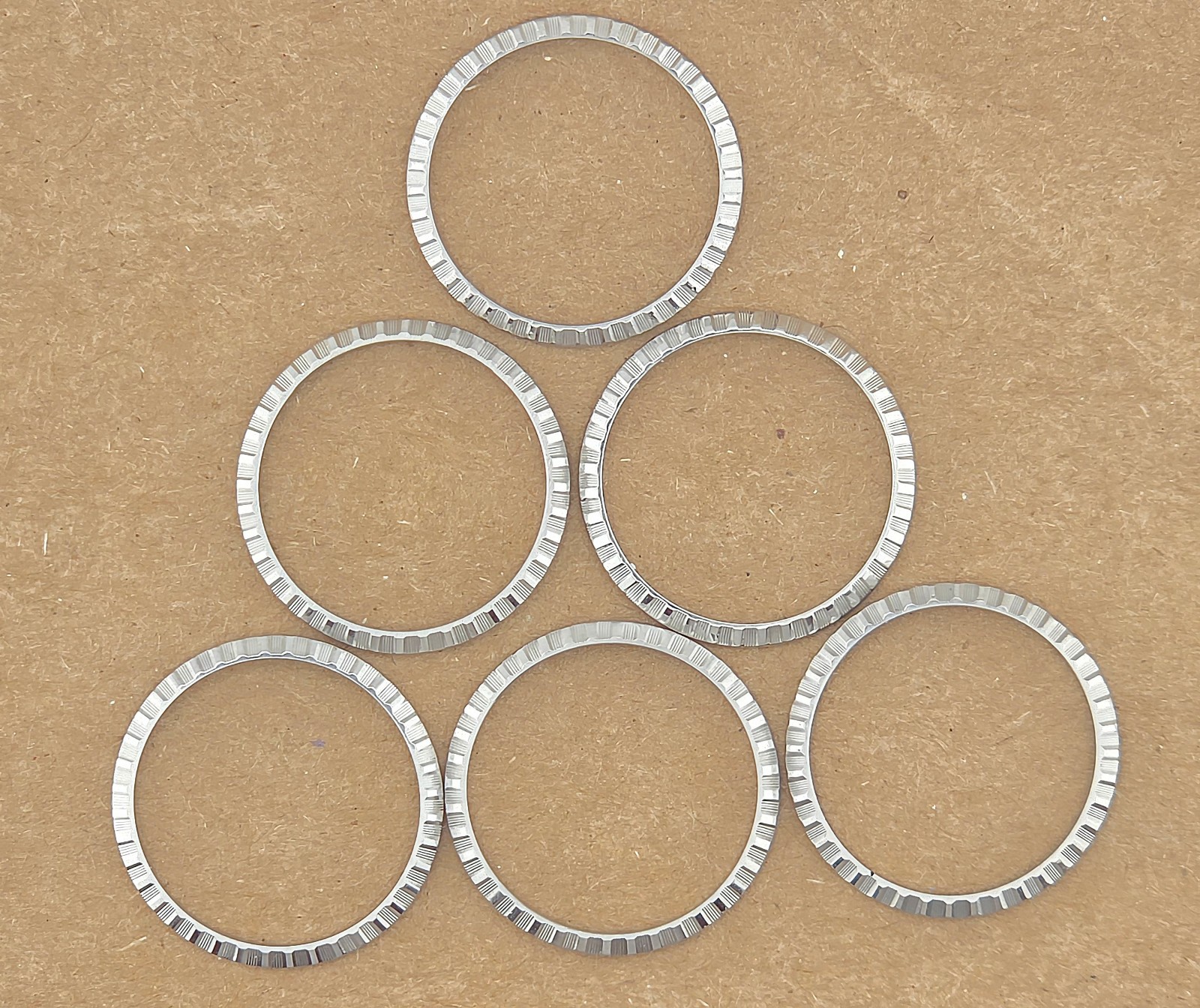 ROLEX 69240 79240 ENGINE TURNED STEEL BEZEL