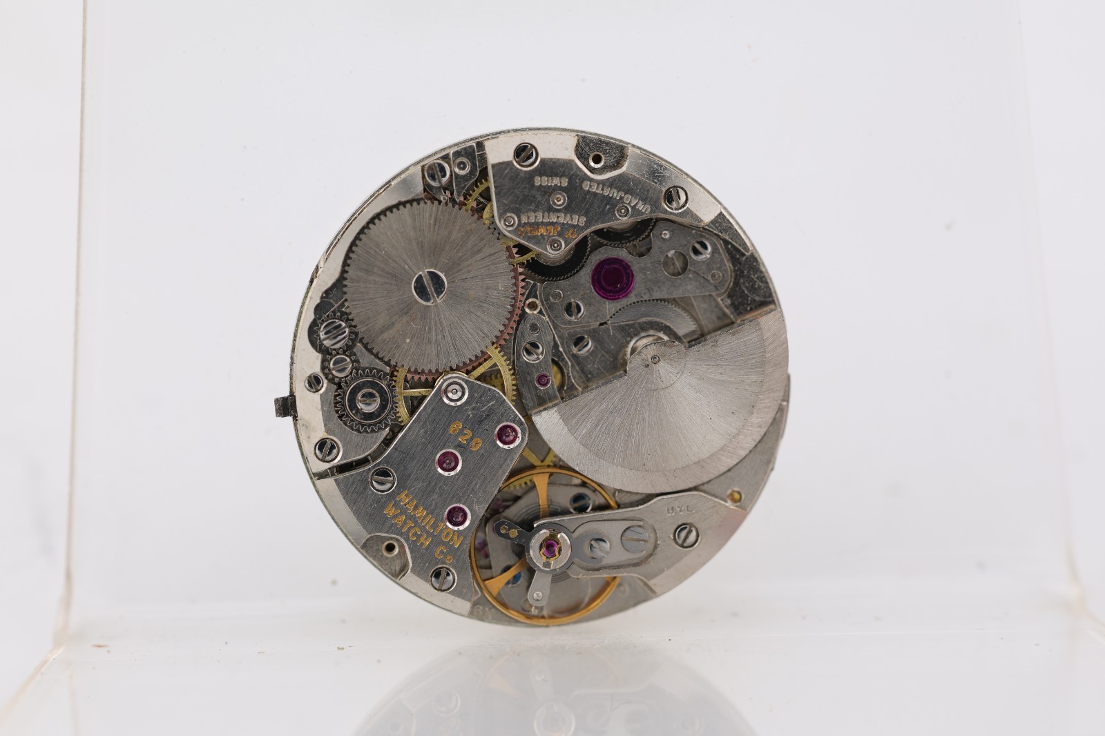 HAMILTON cal. 629, 17j WRIST WATCH THIN-O-MATIC MOVEMENT, FOR REPAIR (OJ)