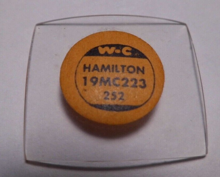 WC (Watch Craft) Glass Wristwatch Crystals- Hamilton Lot# 216