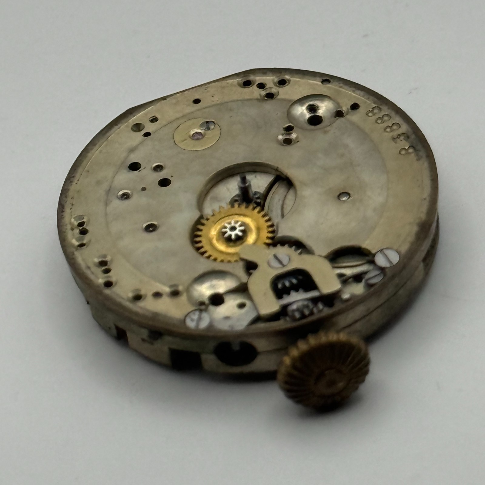 Trench Watch Movement Manual Wind Vintage Parts Repair Spares 24.9mm