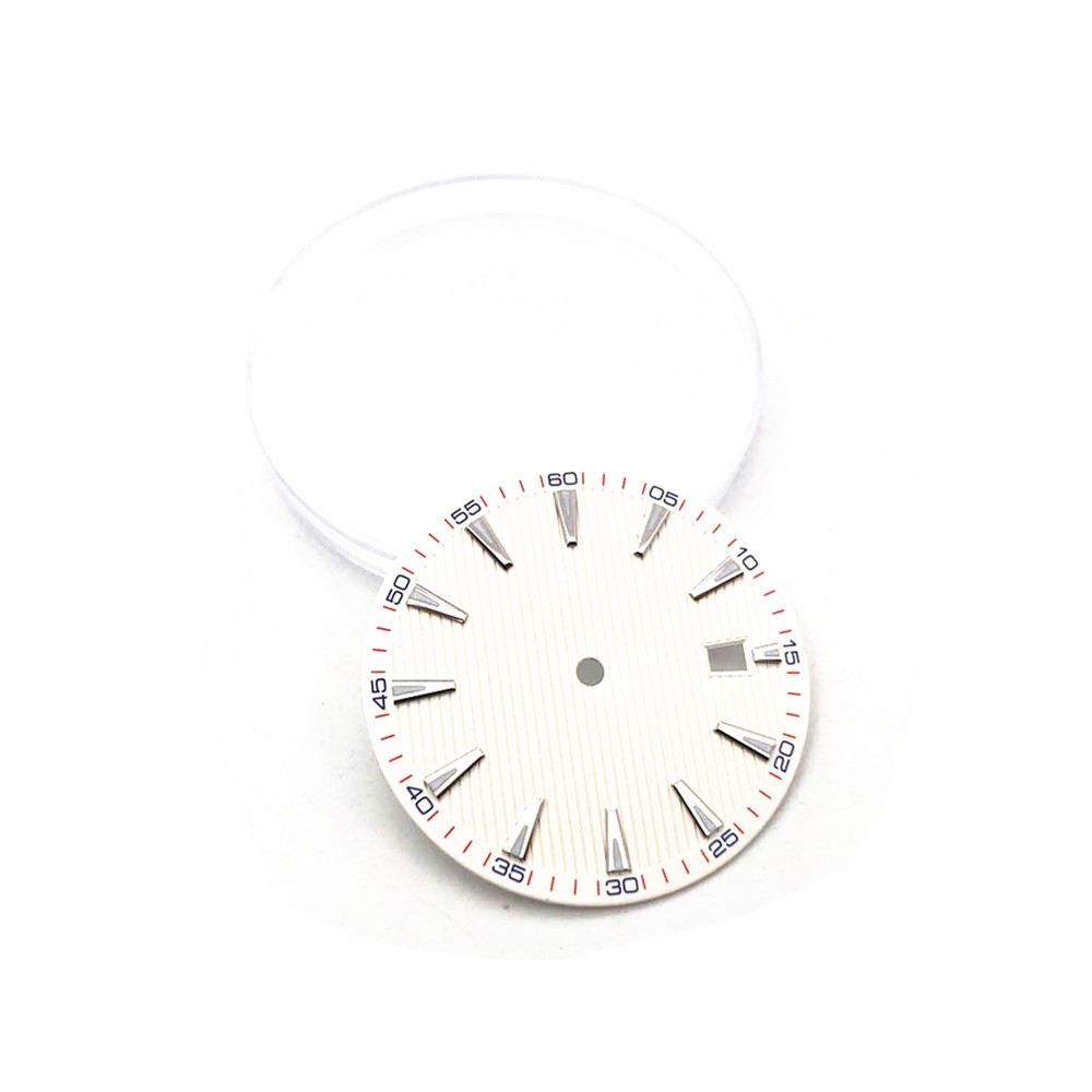 33.5mm Replacement Watch Dial Date Window @3 Fit For NH35/NH35A Watch Movement