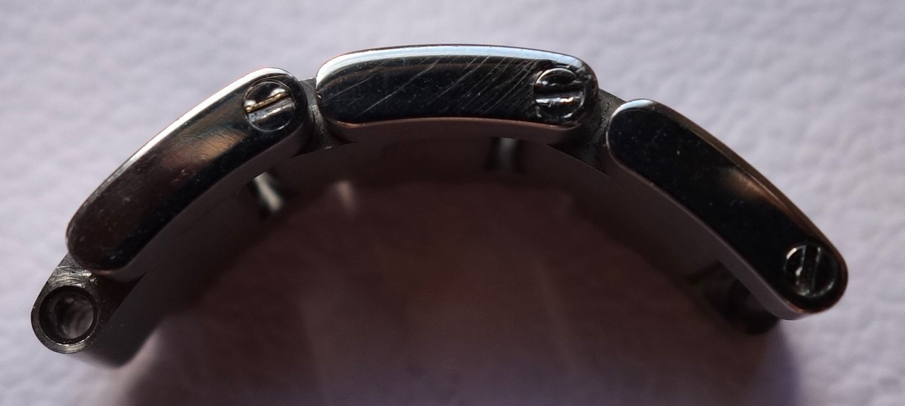 ROLEX SPARE LINKS X 3 LATEST SOLID TYPE 15.3 mm SUBMARINER ETC – CAN SPLIT