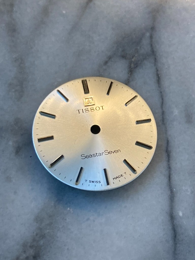 Tissot Seastar Seven Silver Vintage Watch Dial 25.5mm