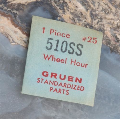 Gruen 510SS hour wheel NOS Gruen part #25 old Gruen vintage watch part