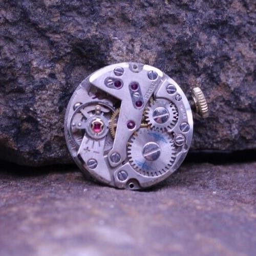ROTARY 21j FONTAINMELON 34-21 SWISS WATCH MOVEMENT 17.3mm FOR REPAIR (FN)