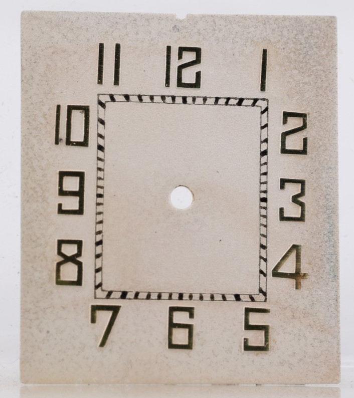 NOS TANK ART DECO WRIST WATCH DIAL 23×26.8mm (HO)
