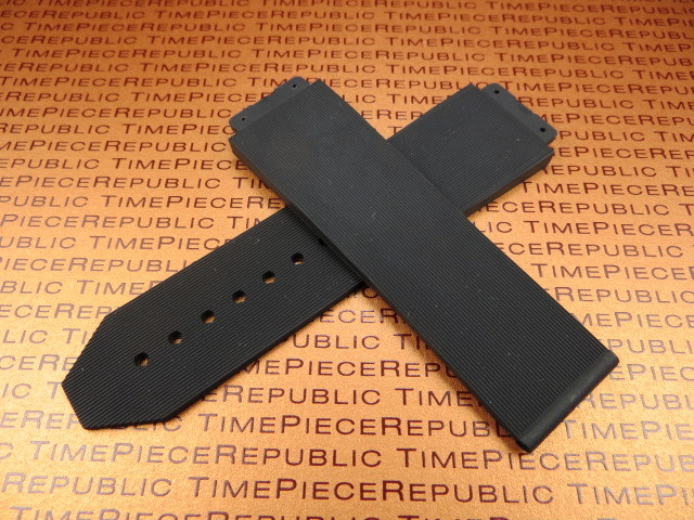 Deployment Rubber Strap Watch Band for HUBLOT Big Bang Medium for 22mm Buckle