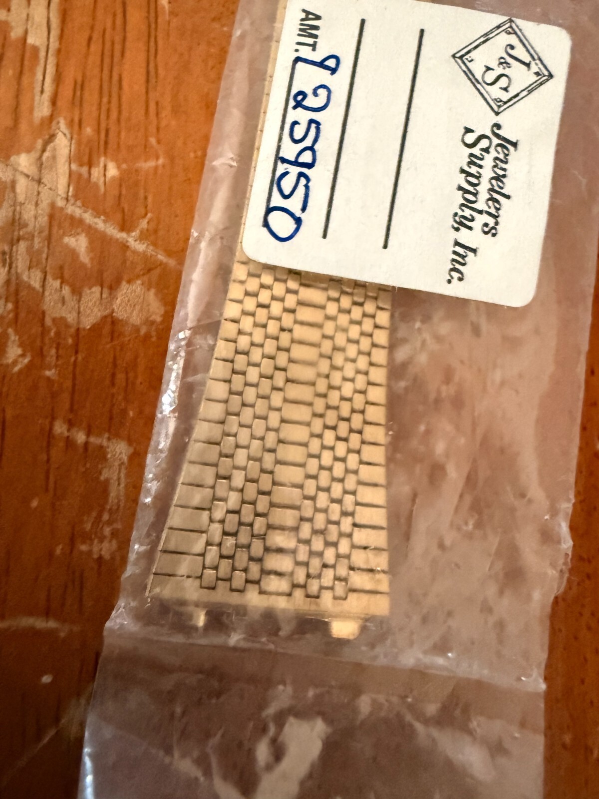 NEW VTG 1970’s Men’s Watch Band Seiko Lorus Gold SS Tapered 20mm # 278MA clasp