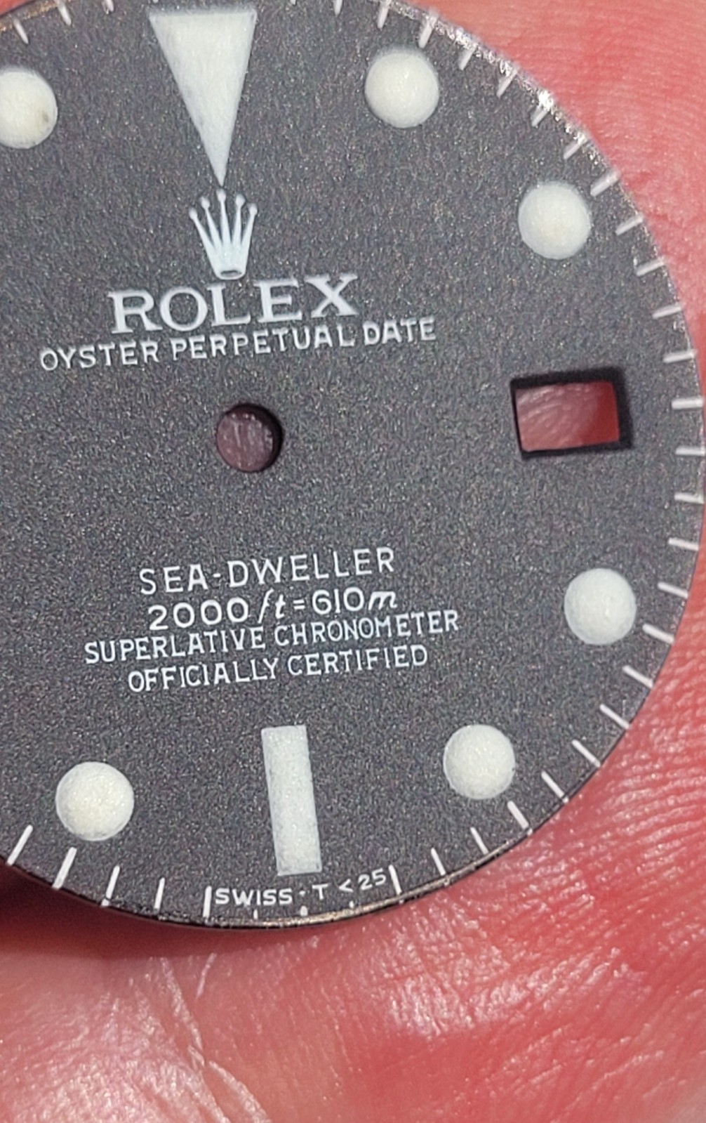 Rolex 100% genuine vintage Sea-dweller 1665 dial in great shape,see all pictures
