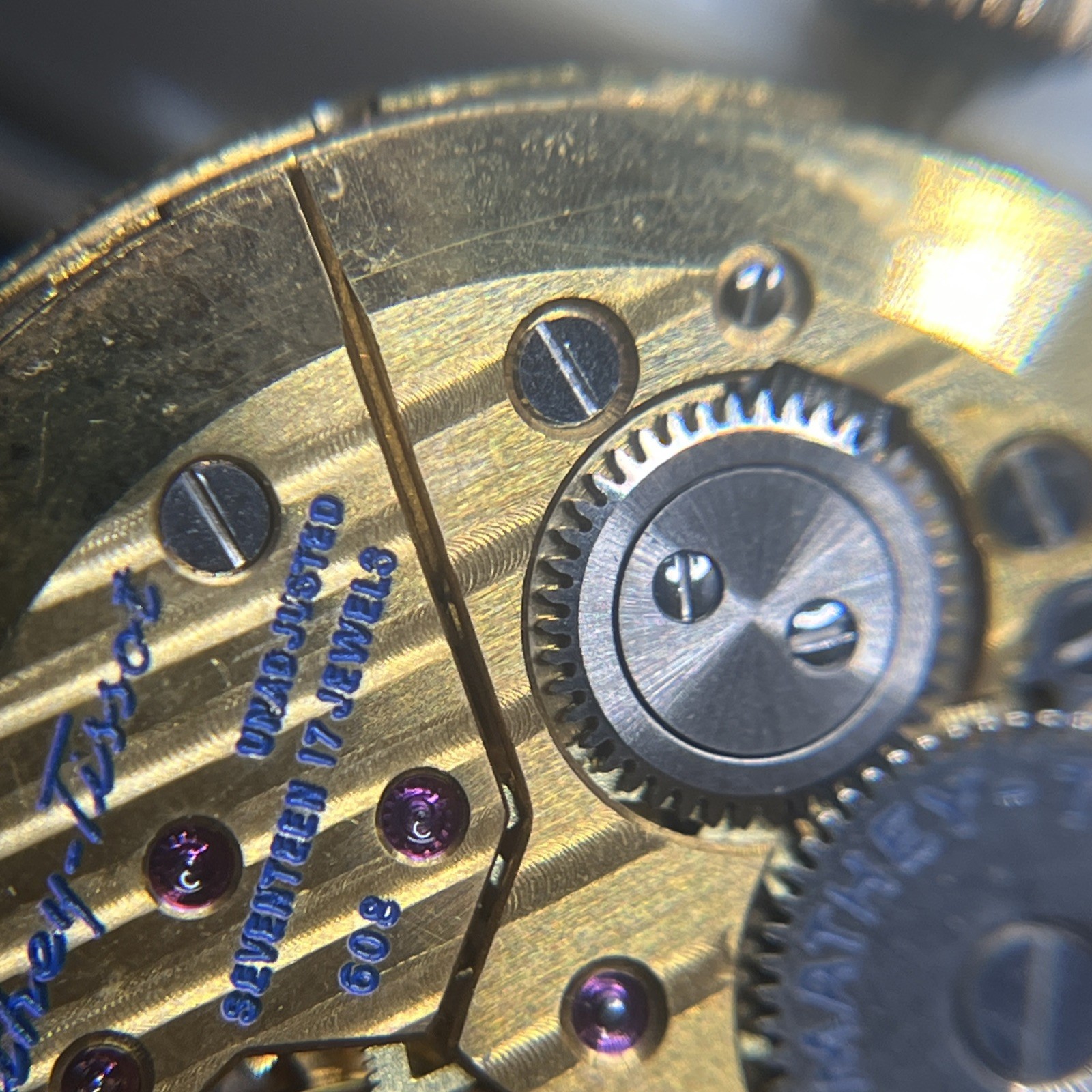 Marthey Tissot Cal. 608 Movement