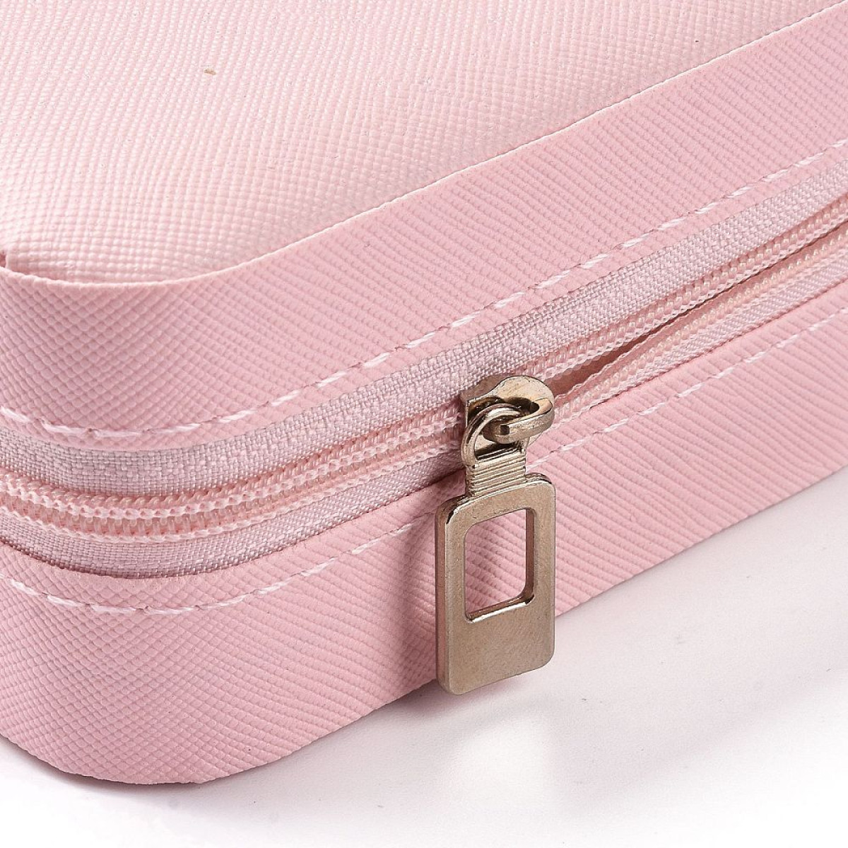 Necklace Pink Faux Leather Box Sterling Silver Heart Charm 16/18in Letterbox Set