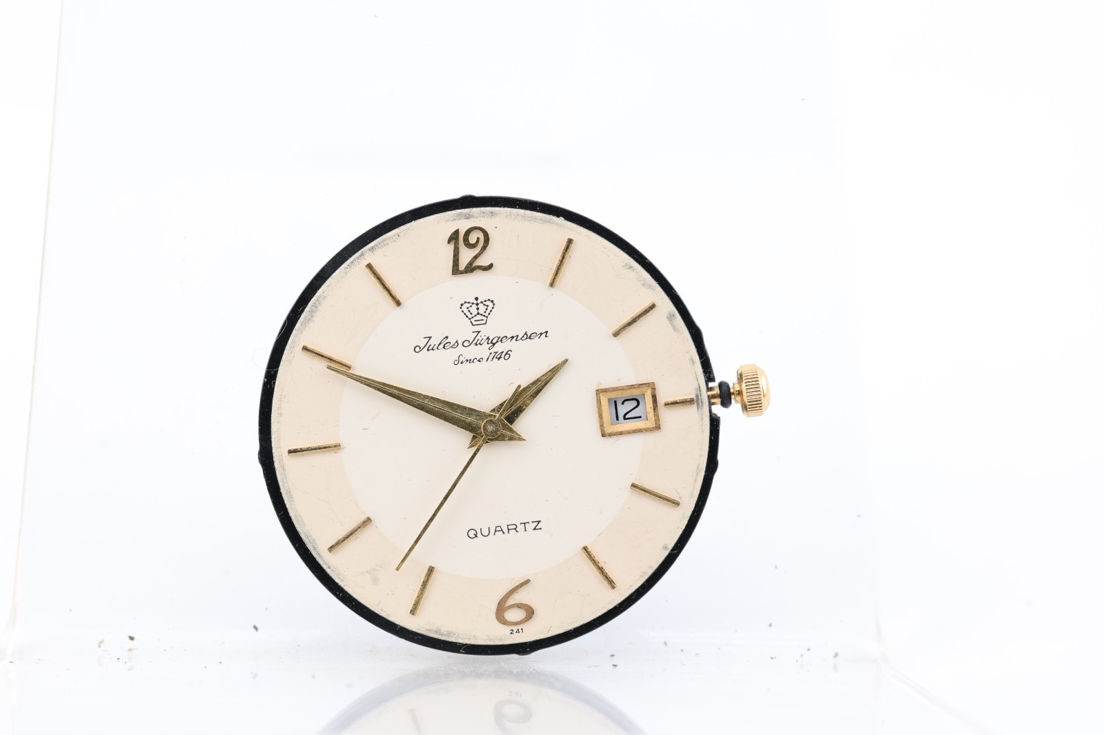 JULES JURGENSEN SWISS 7j cal. PUW 240N-243N, WRIST WATCH MOVEMENT, RUNS (GJ)