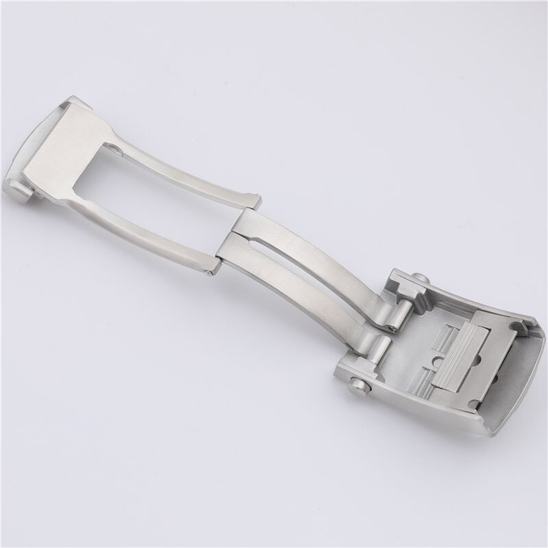 Fit for Breitling Watch Band 18mm Slider Glide Folding Buckle Deployment Clasp