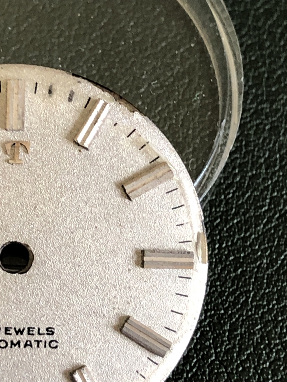quadrante Tissot vintage grigio 28,4mm