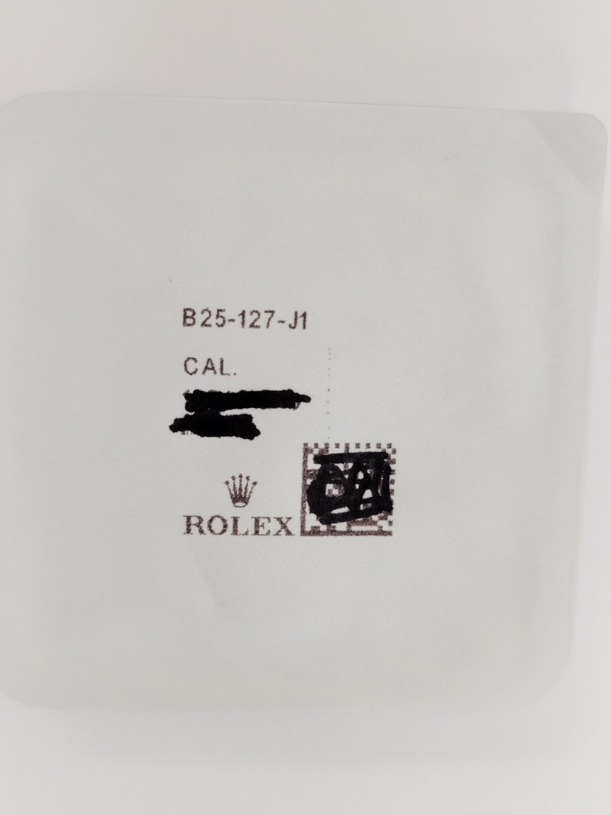 Genuine Factory Rolex Crystal B25-127-J1 – CLOSED BOX