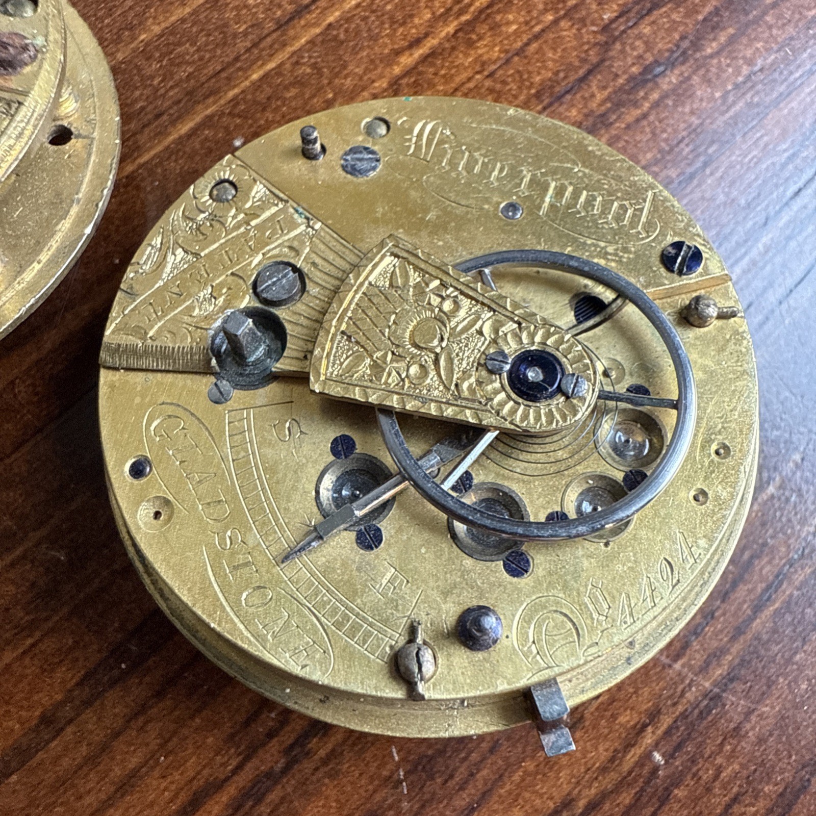 Antique W. M. Robinson Verge Fusee Liverpool Movement + Another Parts Repair.