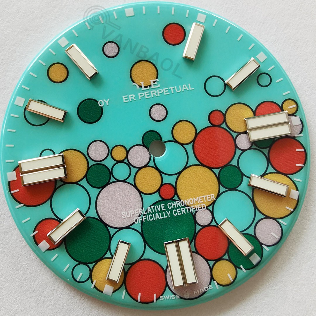 Watch Dial For R labor-consuming constant 124300 114300 126000 116300 Parts