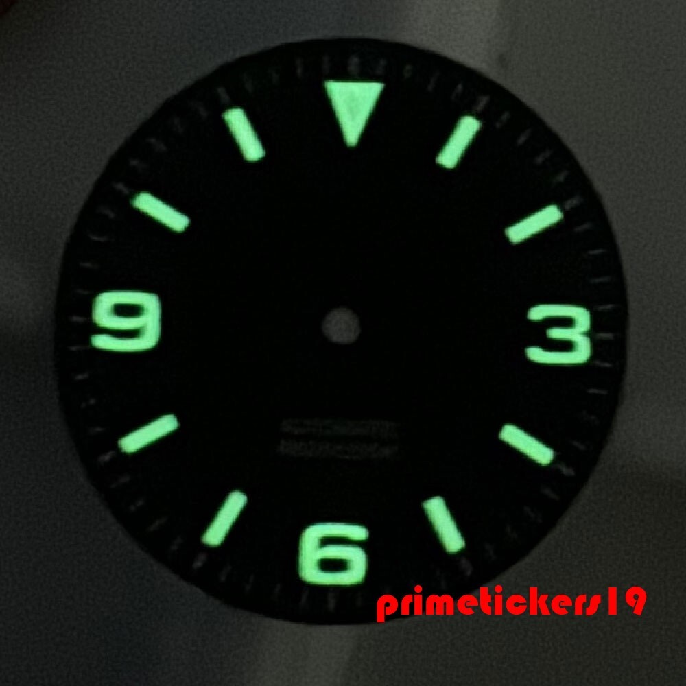 29mm Watch Dial+Hands Set Luminous Fit NH35 Miyota82 ETA2824 PT5000 Multicolored
