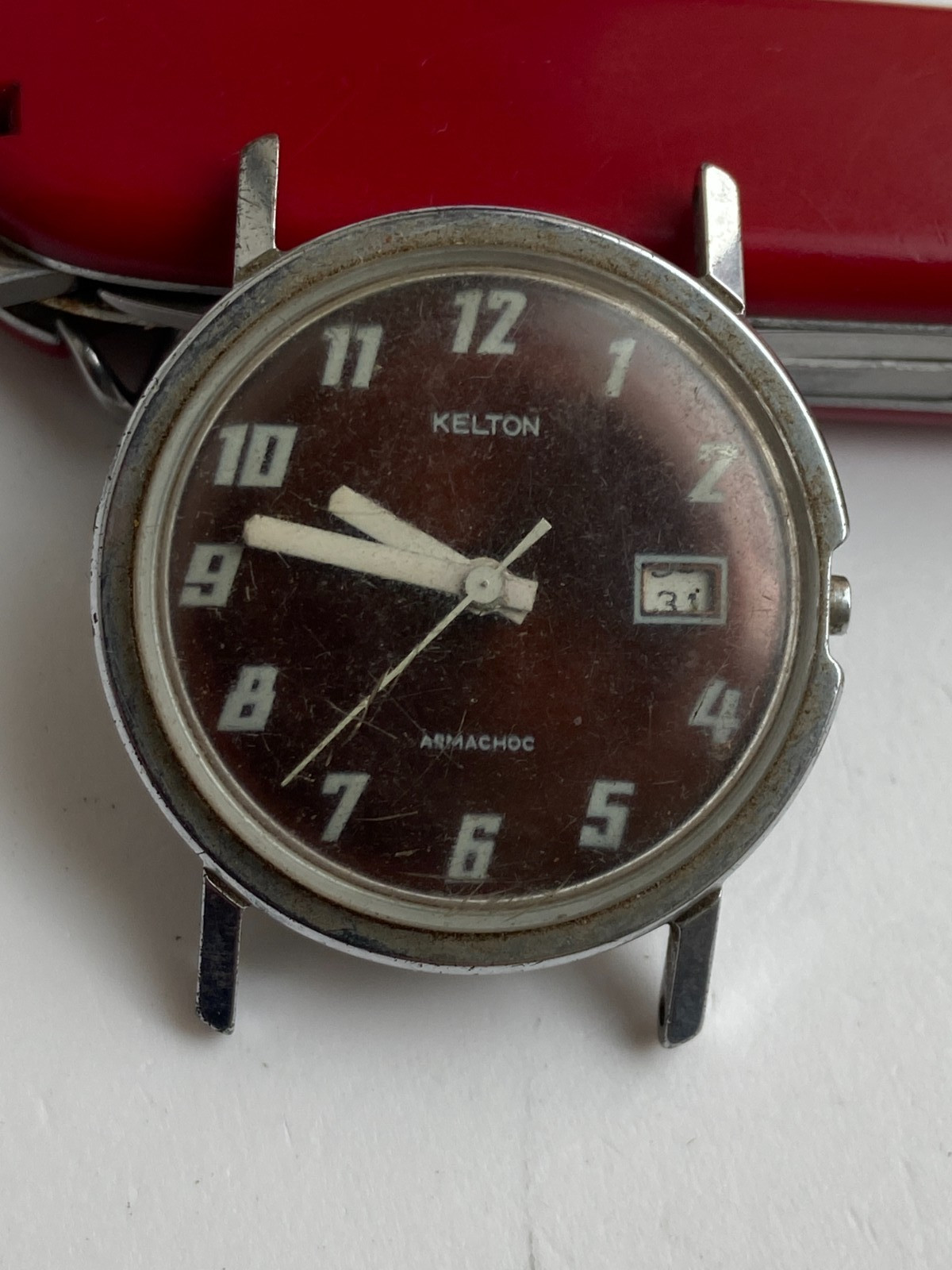 VINTAGE MEN WRIST WATCH SALE FOR PARTS TIMEX 1974 KELTON GREAT BRITAIN