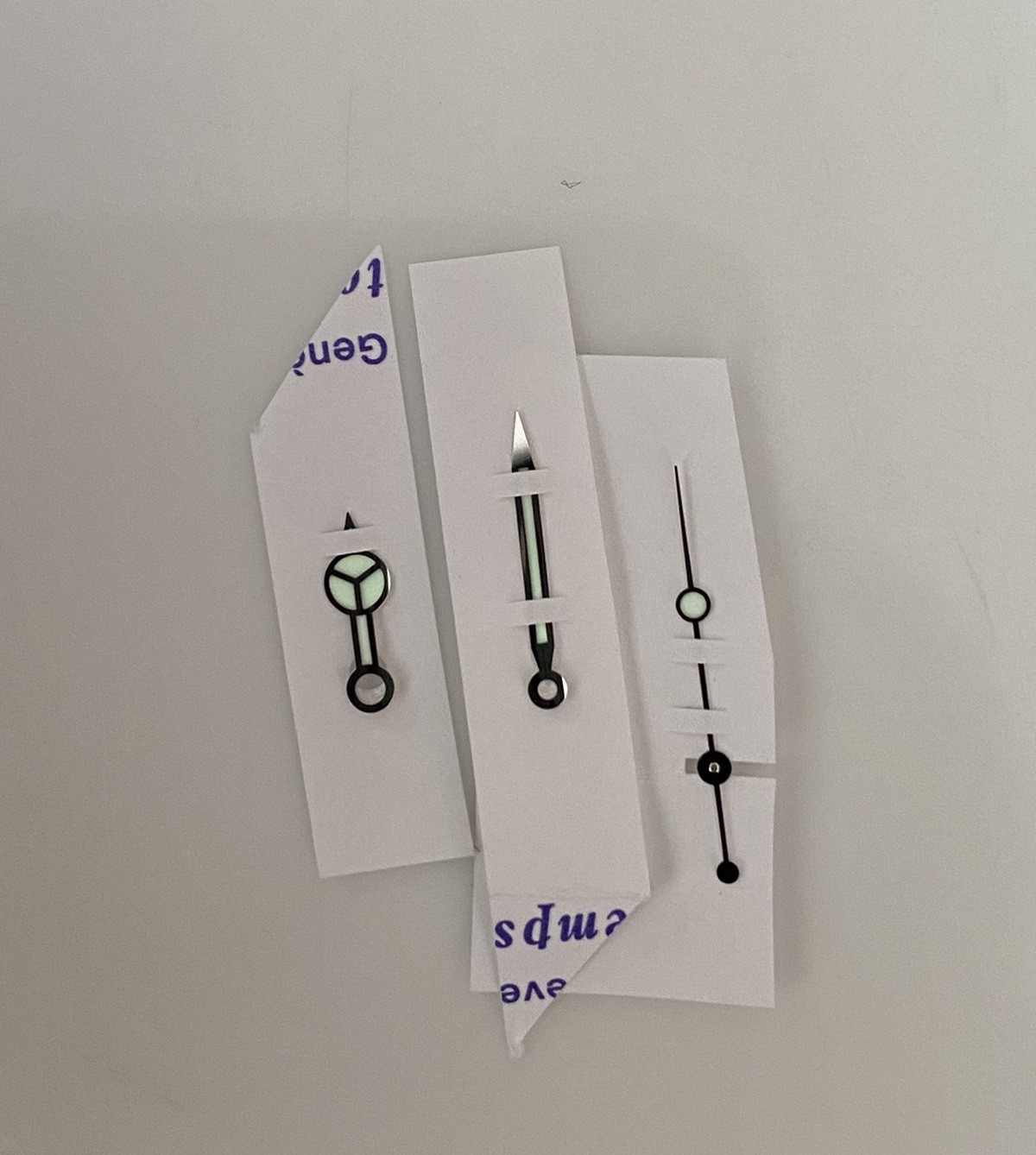 Genuine NOS Rolex Submariner 5512 5513 1675 1680 Cal. 1570 Luminous Hands Set
