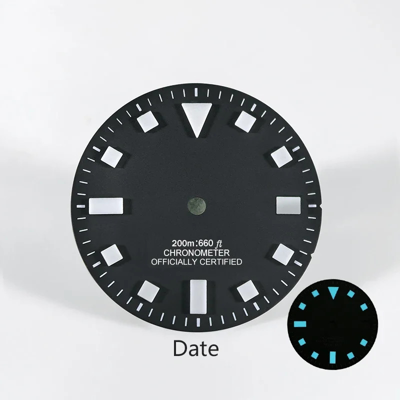 DS 50 Layers Lume Dial Blue Lume For NH35/34 pelago s Deep-Dive Watch Dials Diy