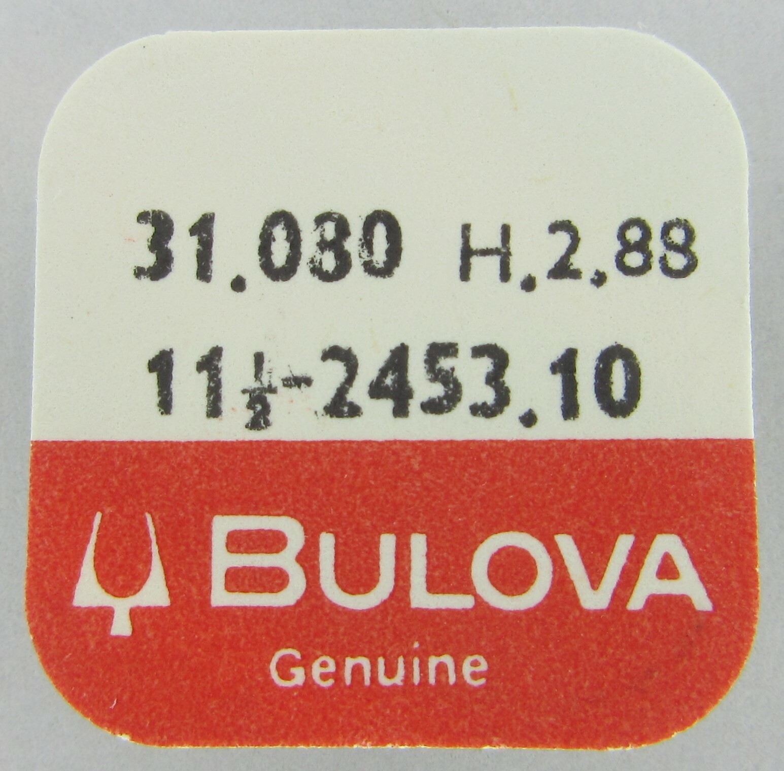 Bulova Accutron Caravelle Driver Cannon Pinion Part # 2453.10 31.080 H.2.88