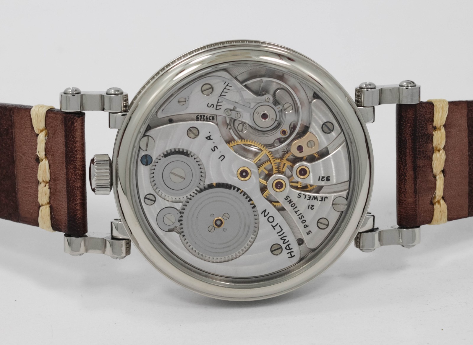Stainless steel case for marriage watch will fit Hamilton 917, 921, 923 movement