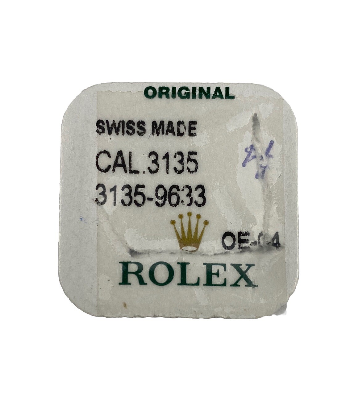 Genuine Rolex 3135-9633 Cam Yoke Jewel New Open Package (1 PCE)