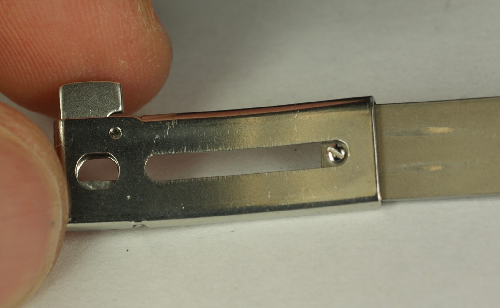 Genuine OMEGA 6553/865 Bracelet Band Buckle 18K Gold Stainless Steel Ladies 12mm
