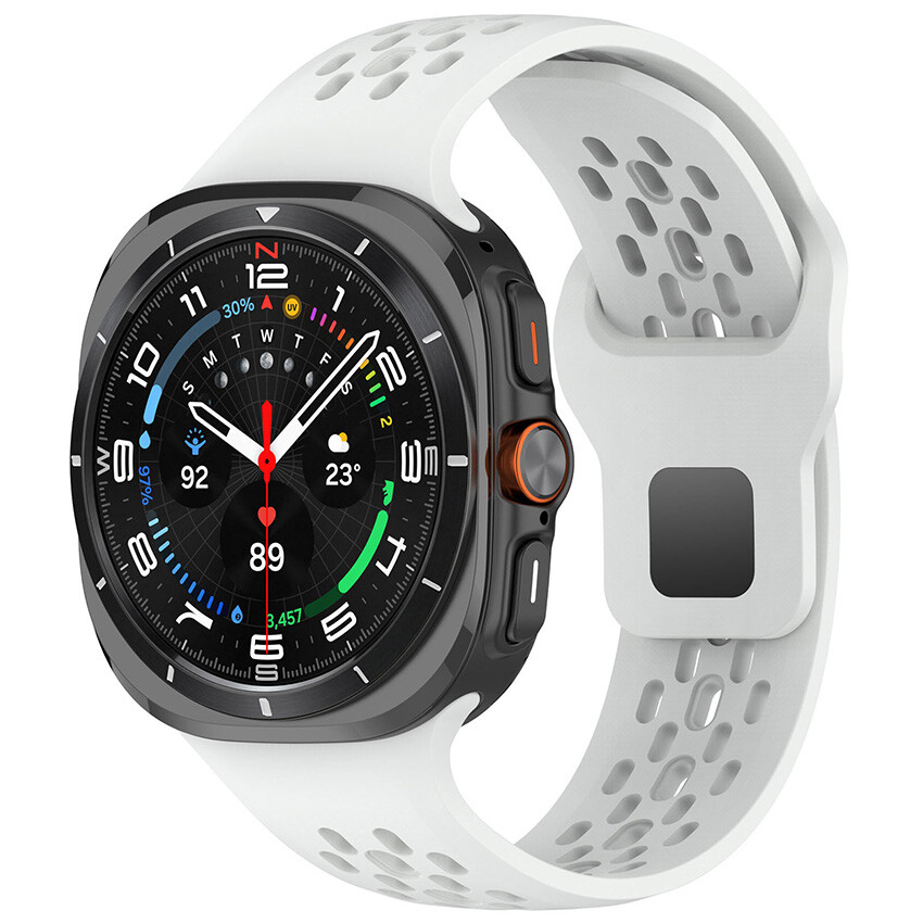 For Samsung Galaxy Watch7 Ultra 22MM Breathable Silicone Wristband Belt Strap