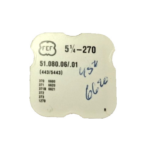 FEF Fleurier 270 660 6600 6620 6650 Set Lever & Screw watch part #443/5443