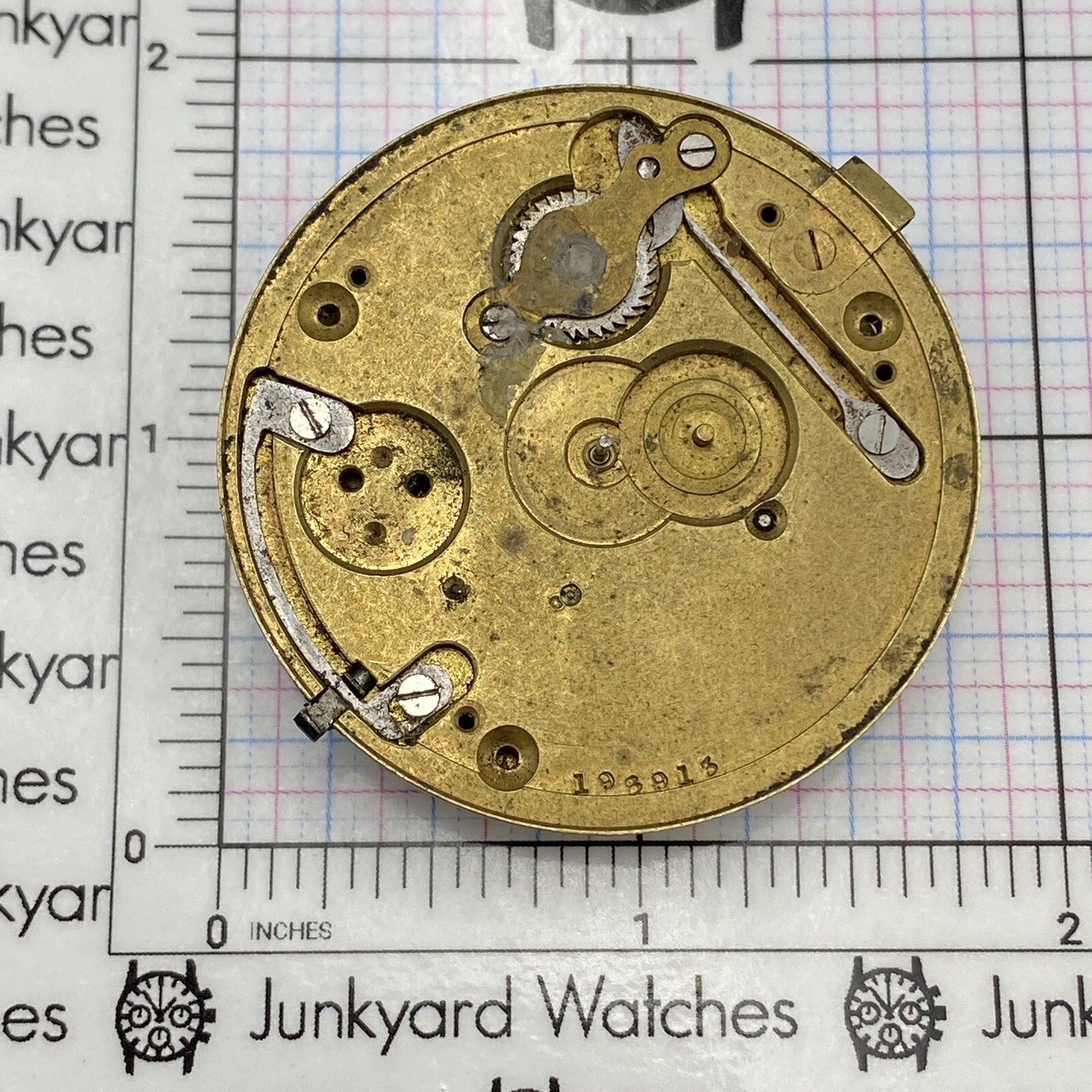 Vintage John Forrest Pocket Watch Movement Repairs Parts Spares London 198913