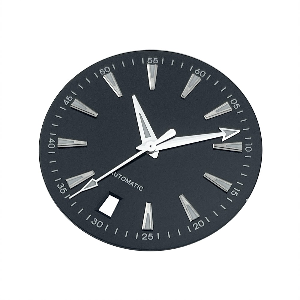 Premium Laurel Green Watch Dial 31mm with Hands for NH38A NH35A, BGW9 Lume