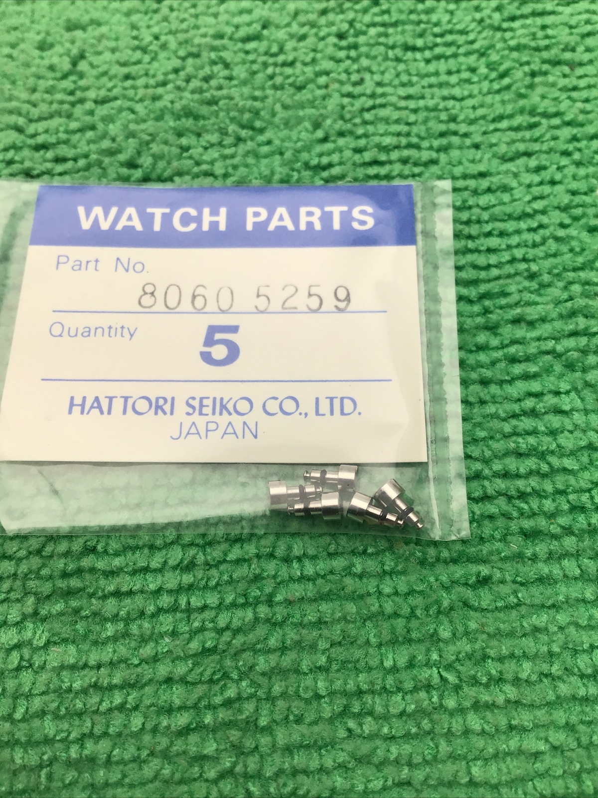 Genuine Seiko 8060-5259 Button Push Button Watch Part (1 Piece)