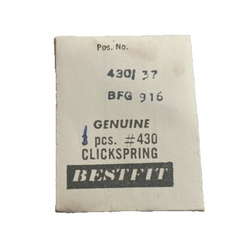 BFG 916 Click Spring Watch Part #430/37