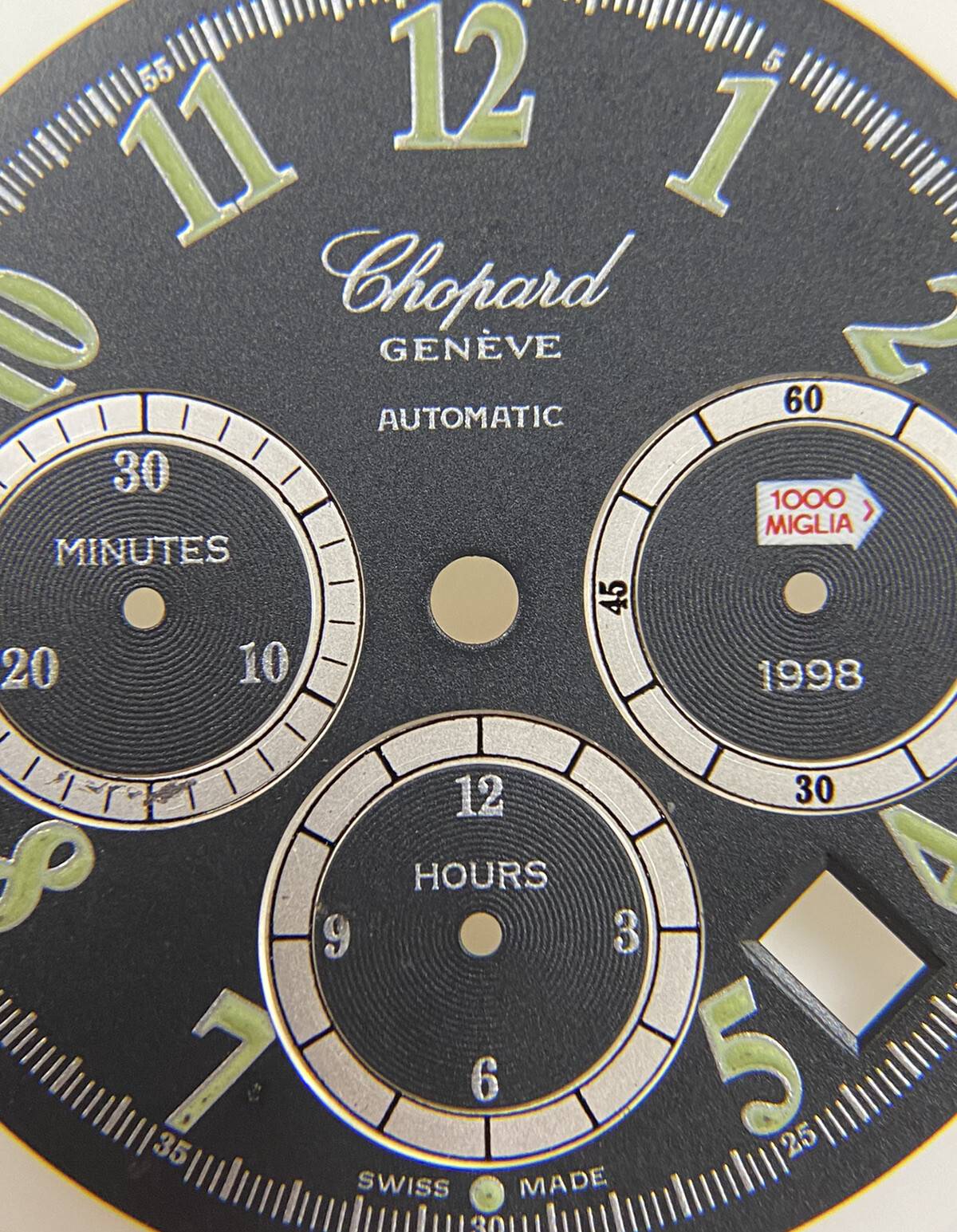 Genuine Chopard Geneve Automatic 1000 Mille Miglia 1998 Dial Ref.8331 Cal.2894/2
