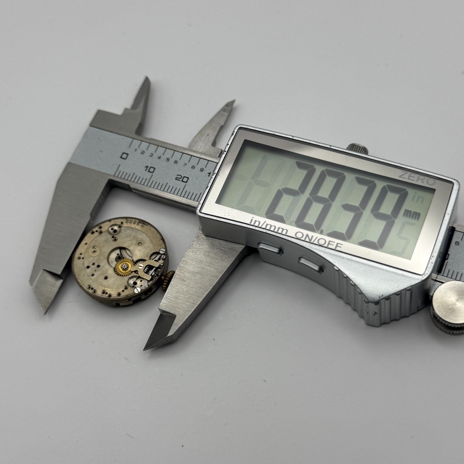 Trench Watch Movement Manual Wind Vintage Parts Repair Spares 24.9mm