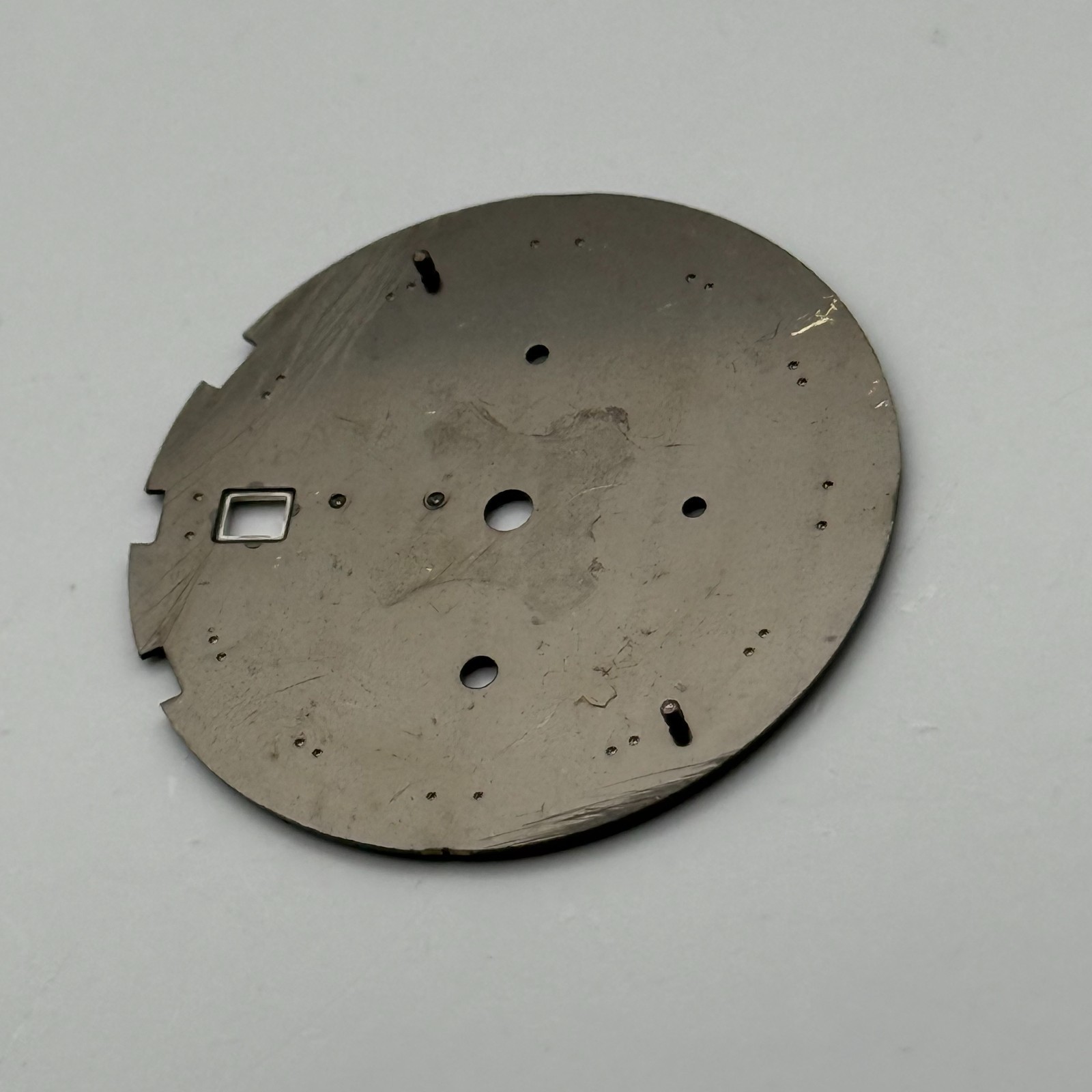 Seiko 7T92-0VF8 Watch Dial Chronograph 100M Black Spare Parts Repair 29.9mm