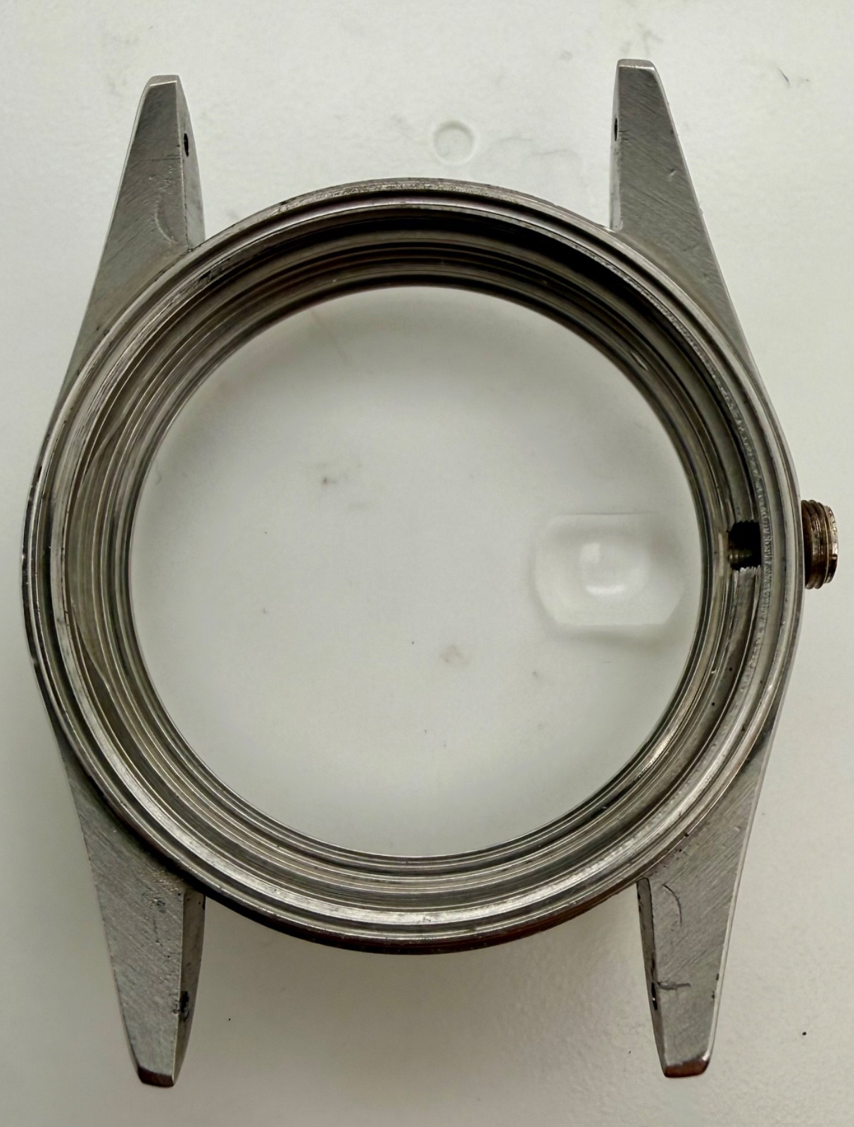 Genuine Rolex 15000 Oyster Perpetual Date 34mm SS Case w/Crystal Case Back OEM