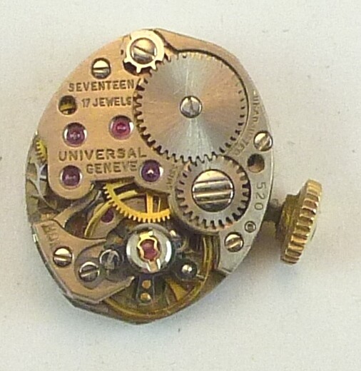 Universal Geneve 520 Mechanical Wristwatch Movement – Parts / Repair