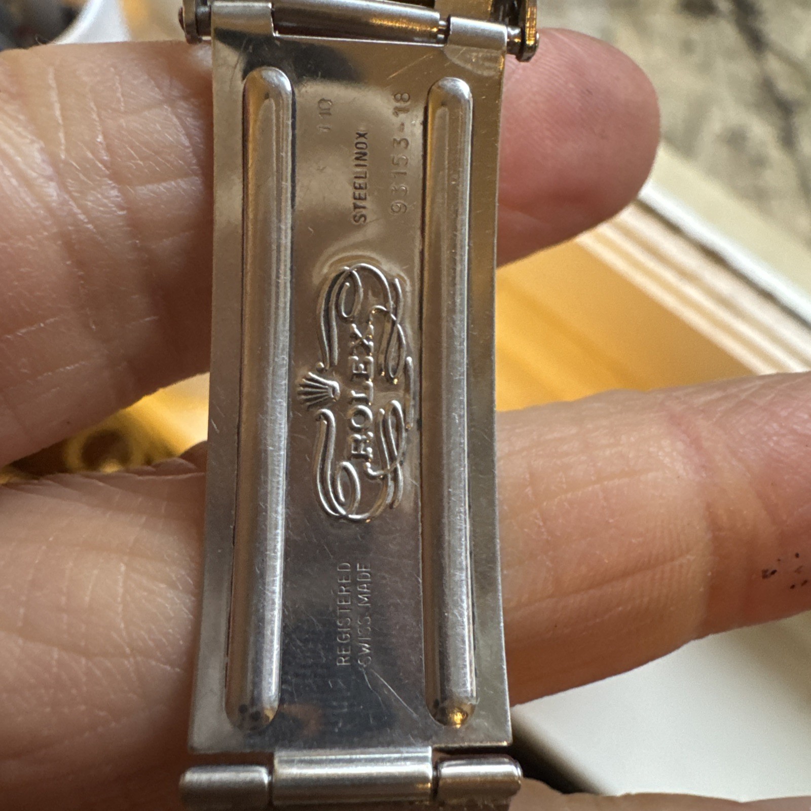 Vintage Rolex 93153-18 16613 16803 Submariner clasp T10 1993