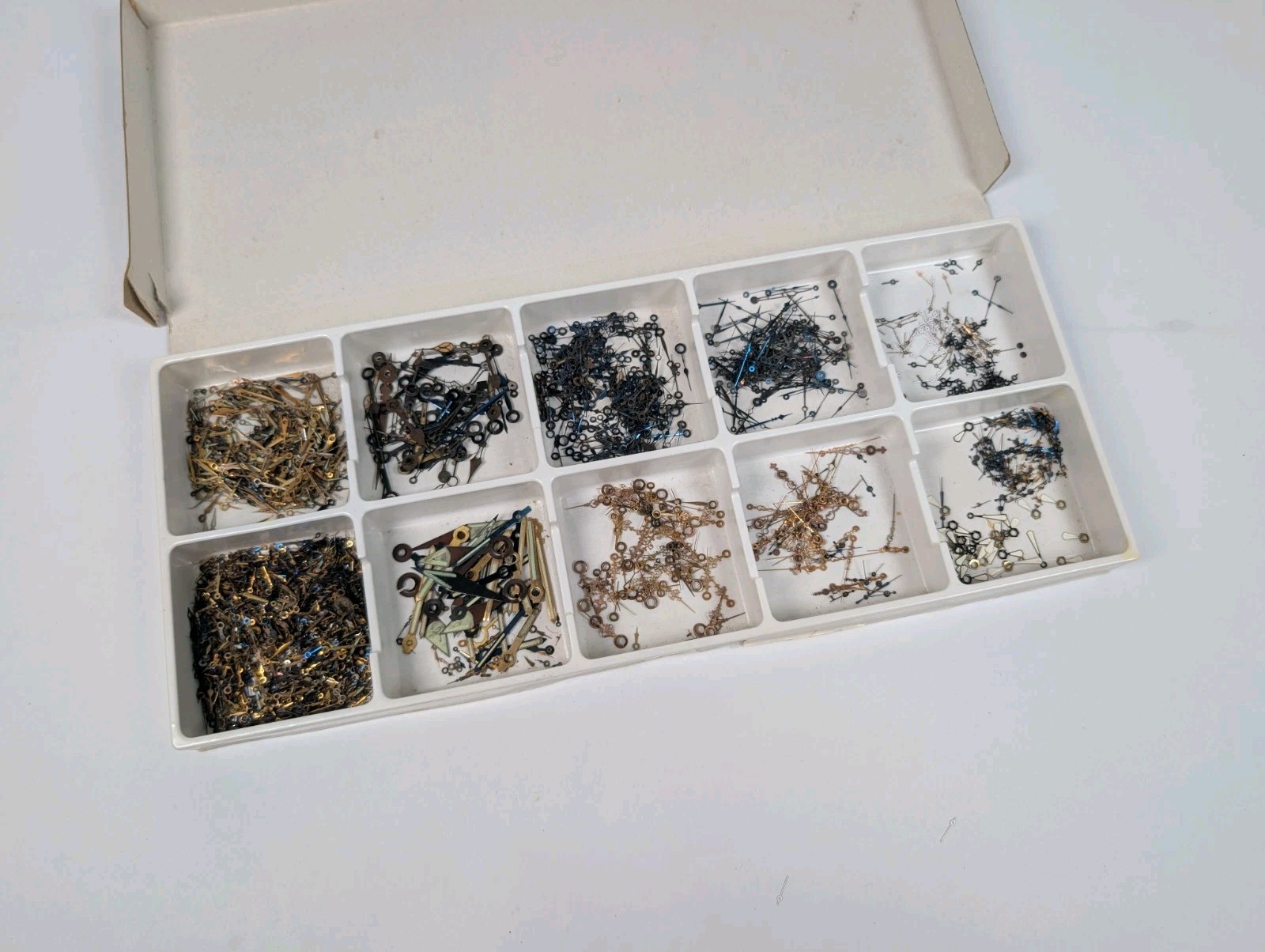 HUGE Lot Of Watch Hands Watchmaker Parts Assorted Estate Lot Pocketwatch Blued